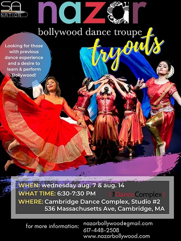 Nazar Bollywood Dance Troupe Tryouts