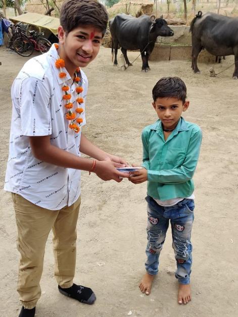 Ekal Vidyalaya Visit: Aryan Kumar