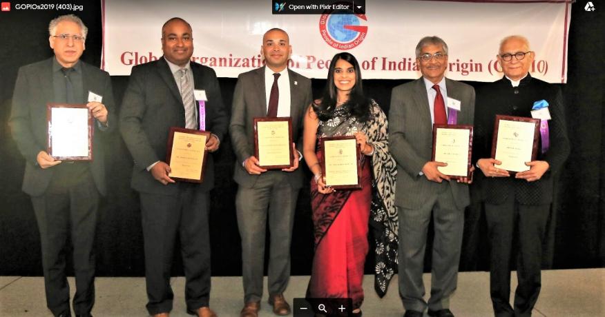 GOPIO-CT Honors Six Indian American Achievers At Its 13th Annual Awards Banquet In Stamford