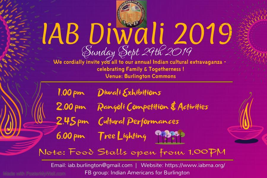 Diwali Celebration At The Burlington Town Common