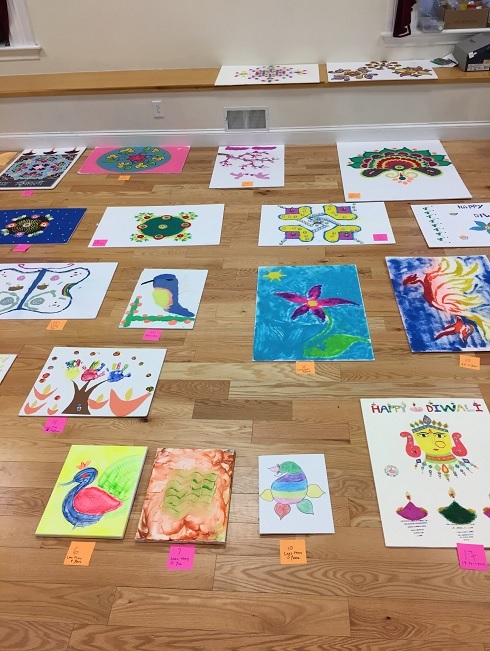 Rangoli Competition At Satsang Center