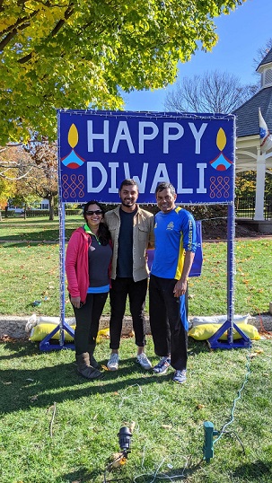 Happy Diwali - A Lighted Display In Hopkinton