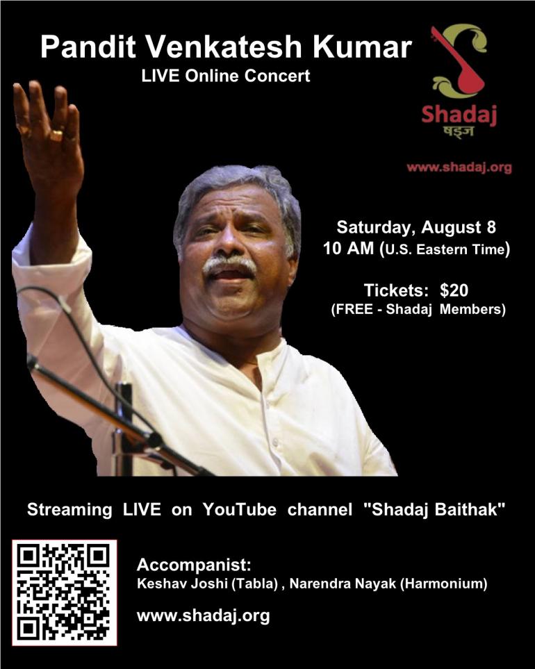 Pandit Venkatesh Kumar Live Online Concert