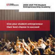 TYE Student Entrepreneurship Academy: Application Deadline Is September 18th!