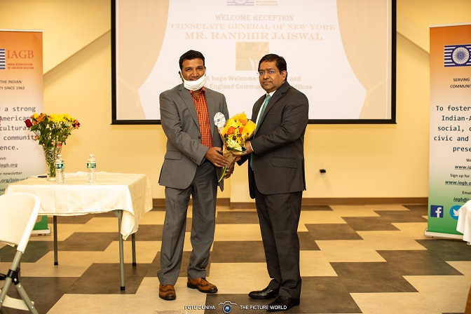 New England Community Welcomes Consul General Of India, New York Shri. Randhir Jaiswal 