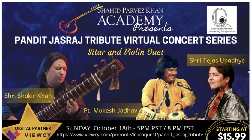 Pt Jasraj Tribute Virtual Concert Series By SPK Academy