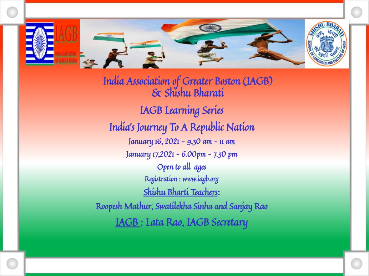 IAGB Learning Series: India's Journey To A Republic Nation