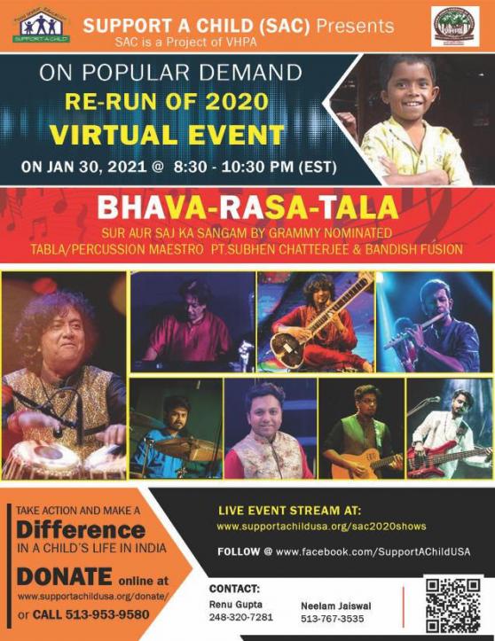 Support-A-Child Presents A Musical Evening Bhava Rasa Taal