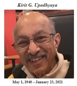 Obituary: Kirit Upadhyaya