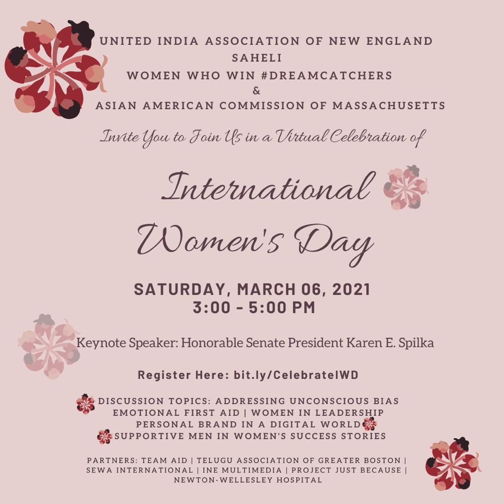 UIANE, Saheli, Dreamcatchers, AAC To Celebrate International Women's Day