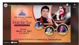 Ekal Ke Sur - Melodious Concert For A Cause 