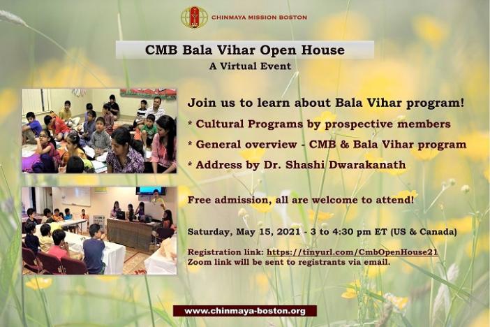 Chinmaya Mission Boston Hosts Virtual Open House