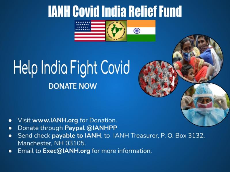 IANH Launches Covid India Relief Fund