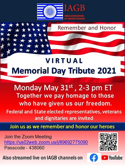 IAGB Virtual Memorial Day Tribute 2021