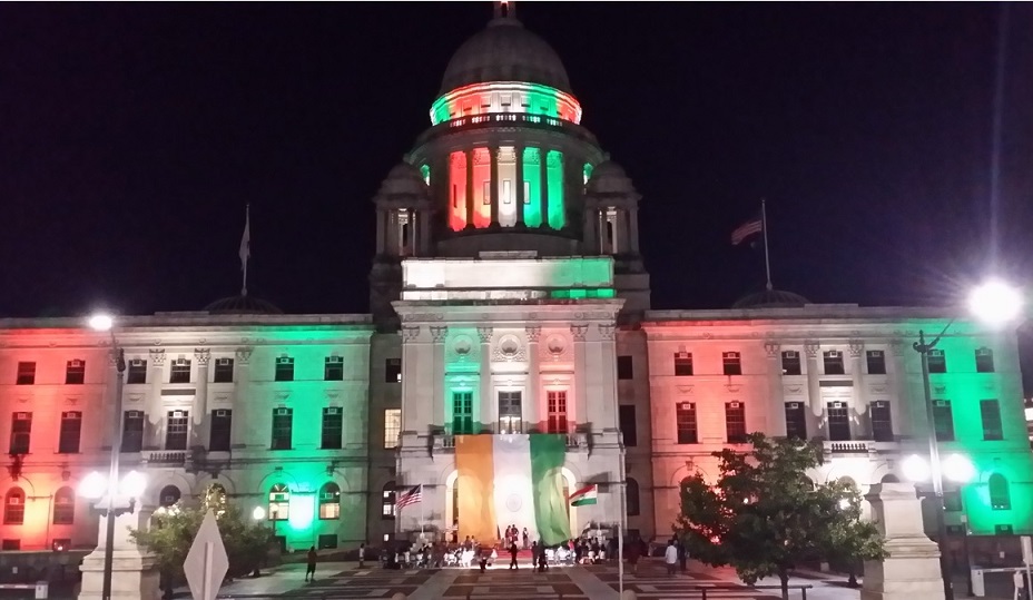 Historic Celebration Of India’s 75th Independence Day At Rhode Island State House In America
