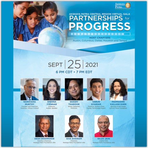 Akshaya Patra: Partnerships For Progress Virtual Gala