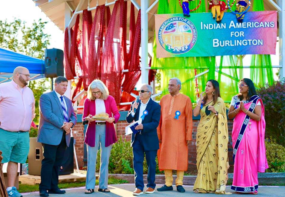 Town Officials Dance At IAB Diwali