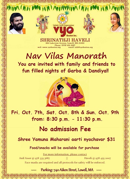 VYO: Nav Vilas Manorath - Garba & Dandiya