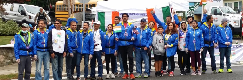 World Hindu Council (VHPA) With Tata Consulting Services In Boston Marathon