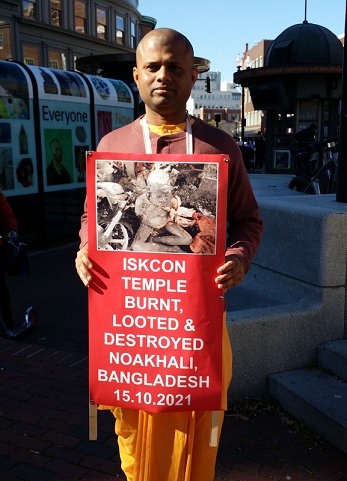 Peace Protest By Hindu, Buddhist Christian Unity Council Of New England