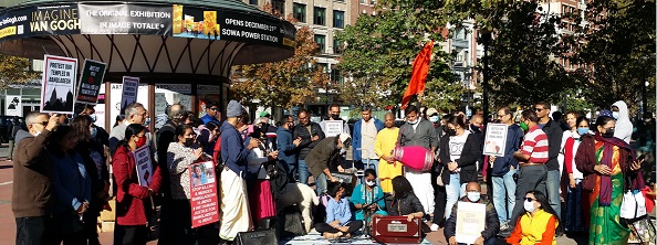 ISKCON Boston Holds Peaceful March