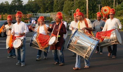 Newly Formed Dhol Tasha Lezim Group Has Folks Dancing In The Street