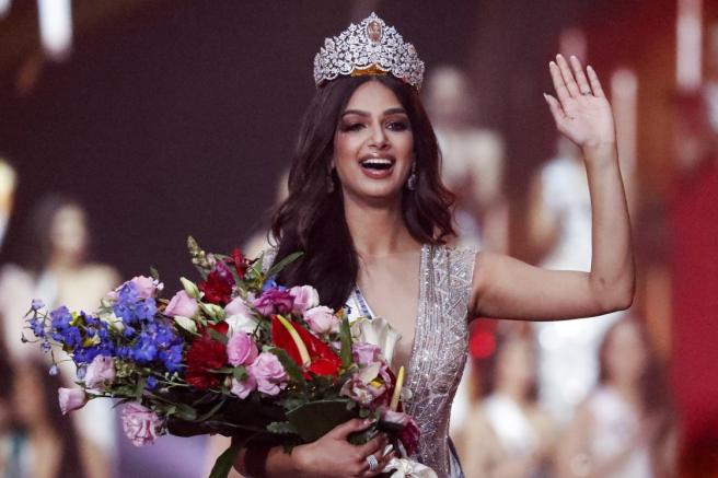 Harnaaz Sandhu Of India Crowned 70th Miss Universe