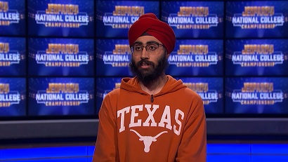 Jaskaran Singh Wins The National College Championship Jeopardy