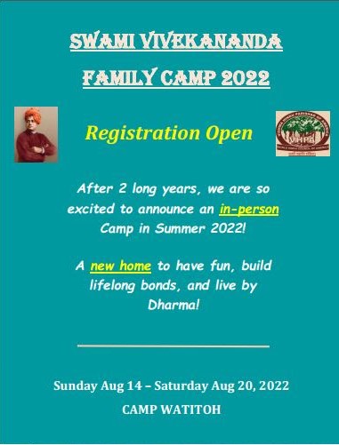 2022 Swami Vivekananda Family Camp