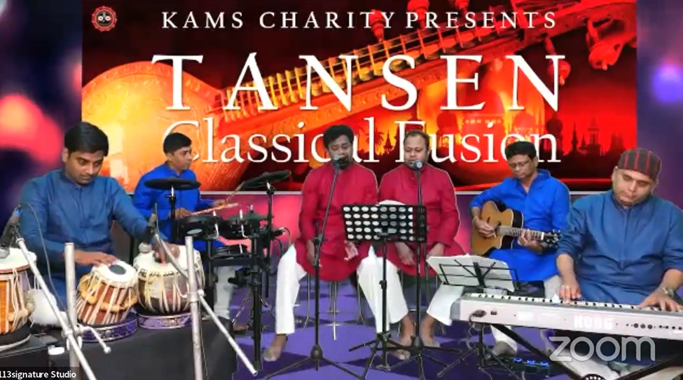 KAMS Charity Organizes A Classical Fusion Event “TANSEN”