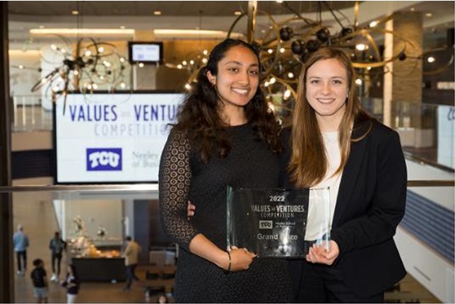 Trisha Ballakur Wins TCU Values And Venture Competition