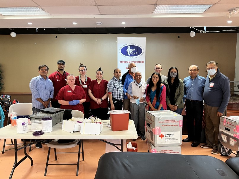 AAPI/CAPI CT Organizes Blood Donation Drive At Middletown Temple