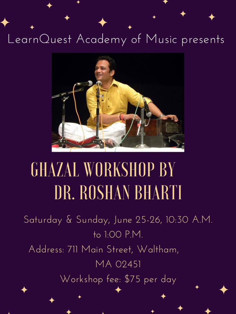 Ehsaas.. Ghazal Baithak And Ghazal Workshop By Dr. Roshan Bharti