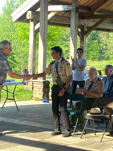 Sidarth Krishna Recives Eagle Court Of Honor 