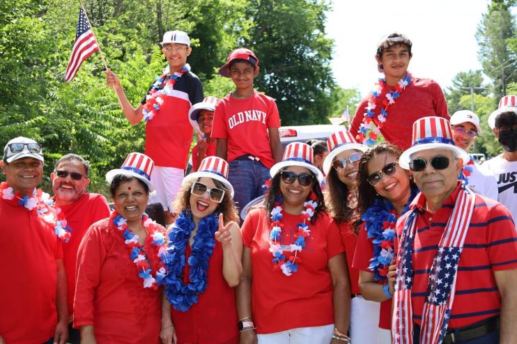 Indian Americans For Burlington At July 4 Parade