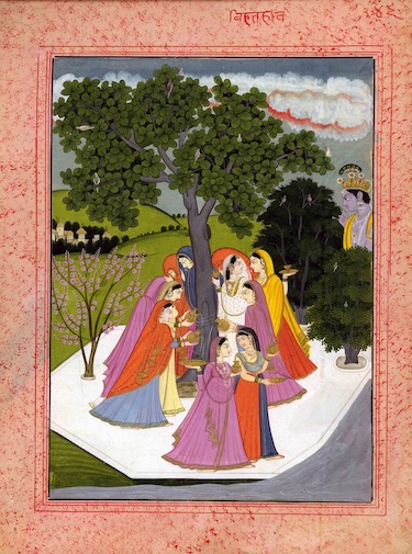 Painting: A Glimpse Of Purkhu's Rasikapriya