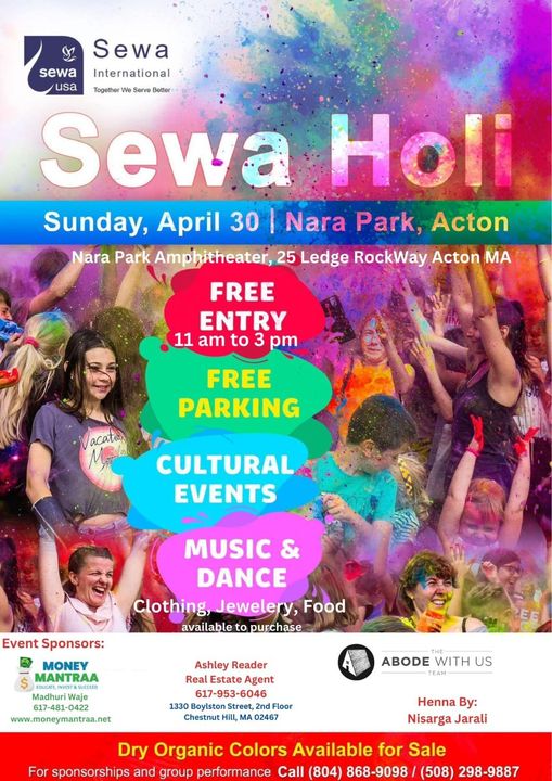 Sewa International's Holi Event