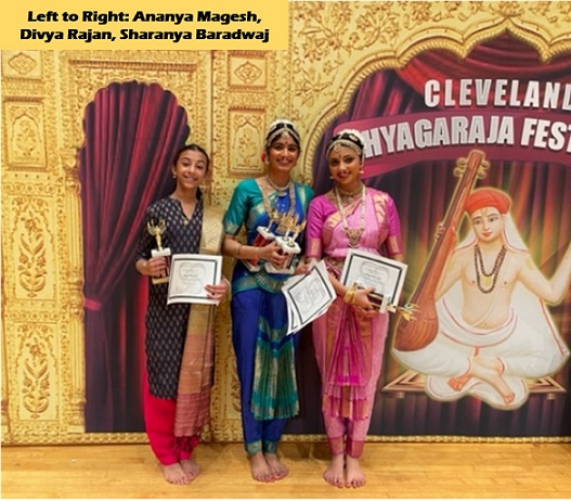 Massachusetts Students Excel At The Cleveland Aradhana Dance Festival, 2023