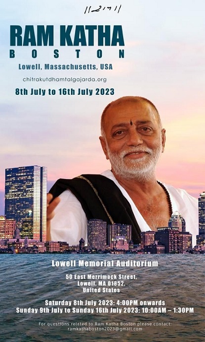 Morari Bapu: Ram Katha Boston