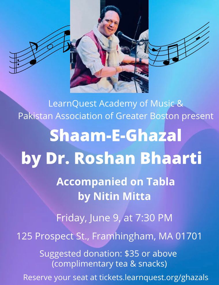 Shaam-E-Ghazal Featuring Dr. Roshan Bhaarti