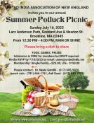 UIANE: Summer Potluck Picnic & Spirit Of India