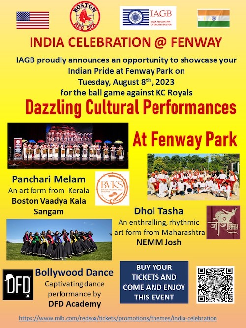 India Celebration At Fenway Park