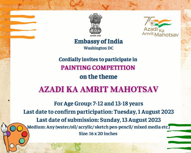 Embassy Of India: Painting Competition