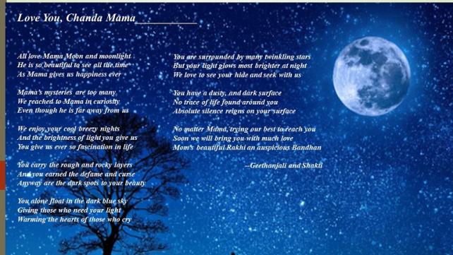 Poem: Chanda Mama On Pre Rakhi-Bandhan
