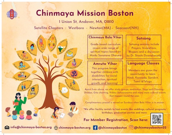 Chinmaya Mission Boston’s Bala Vihar Program