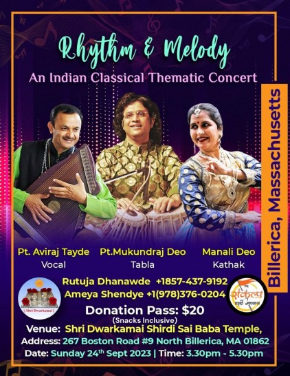Rhythm & Melody Indian Classical Thematic Concert