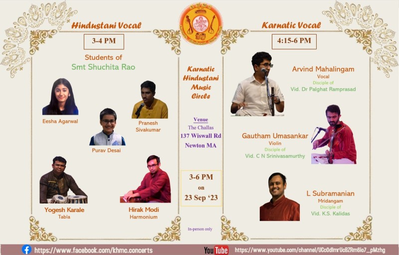 KHMC: Hindustani And Carnatic Music