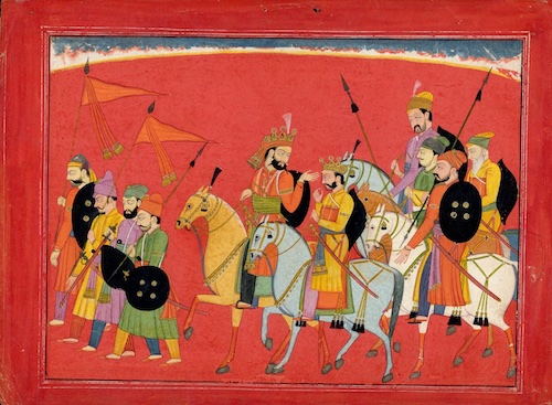 Illustration From The Bhagavata Purana: Sisupalas And His Retinue