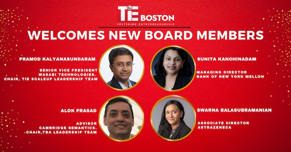 TiE Boston Appoints New Board Members