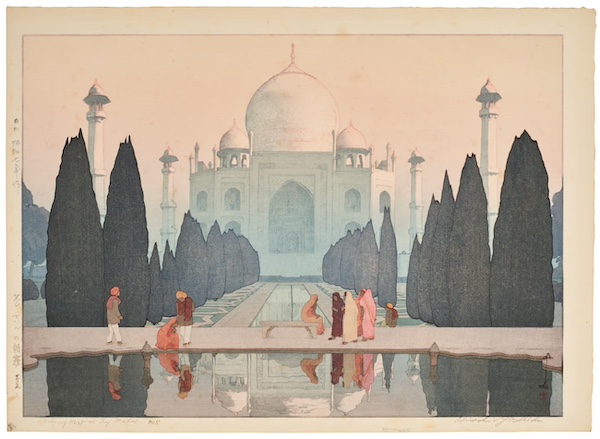 The Syncretic Masterpieces Of Hiroshi Yoshida Morning Mist At Taj Mahal, No.5